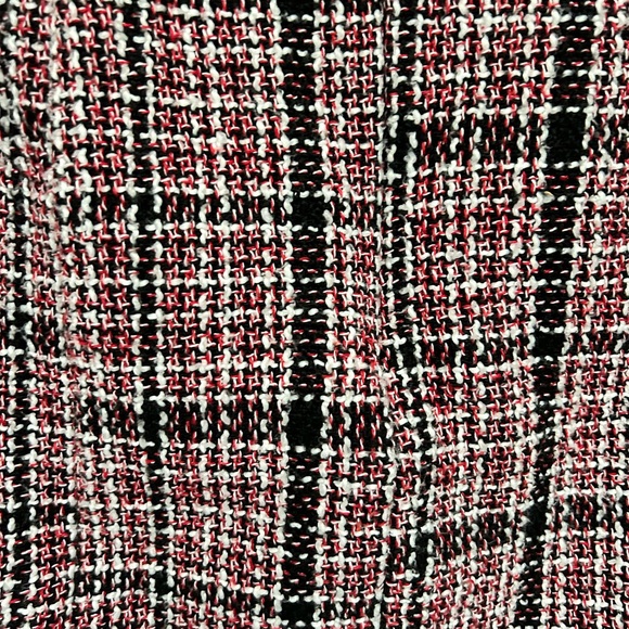 VTG Cute Plaid Mini skirt with gold buttons. Size S. - Picture 6 of 8